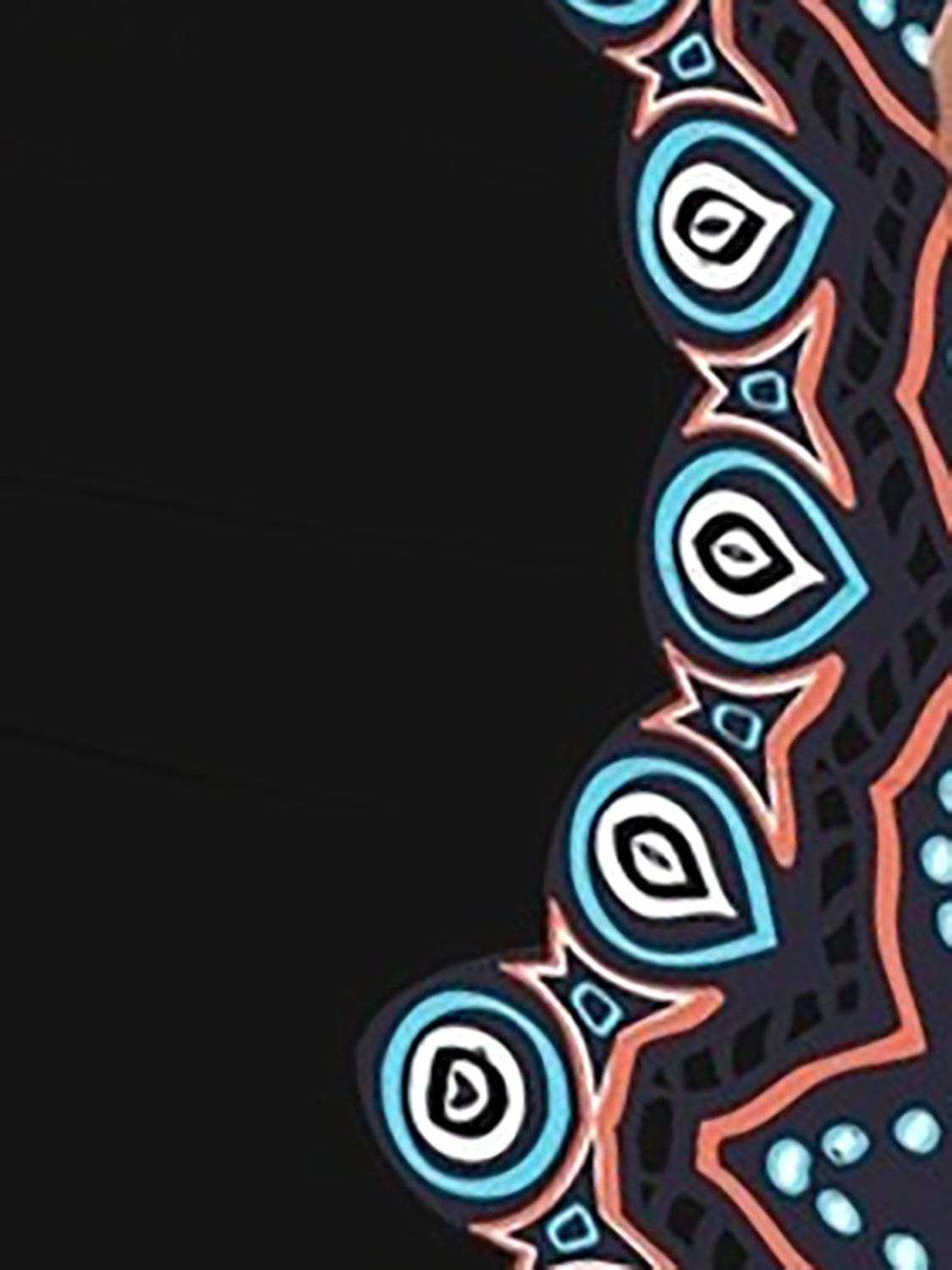 Cutout Printed Halter Neck One-Piece Swimwear - Trendsi - Flyclothing LLC