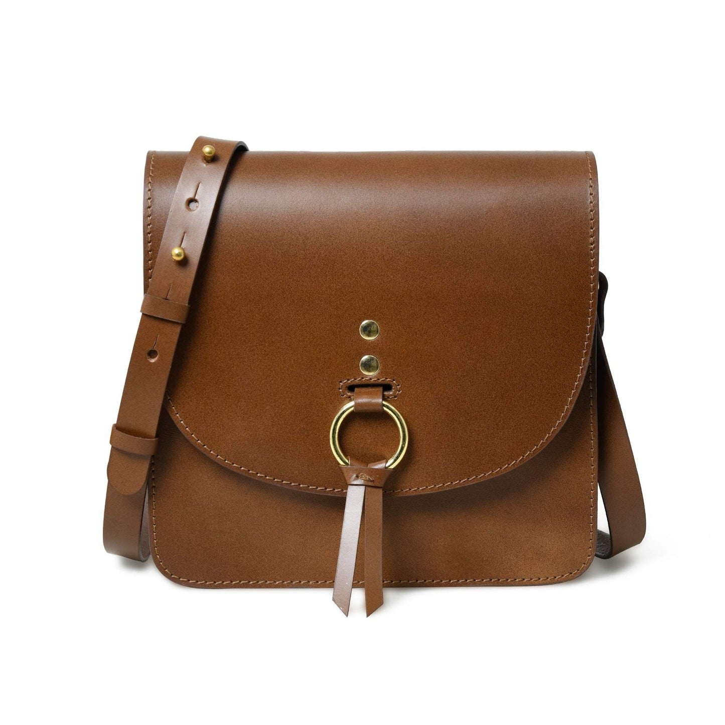 Brown Elegance Crossbody Sling Bag - Classy Leather Bags - Flyclothing LLC