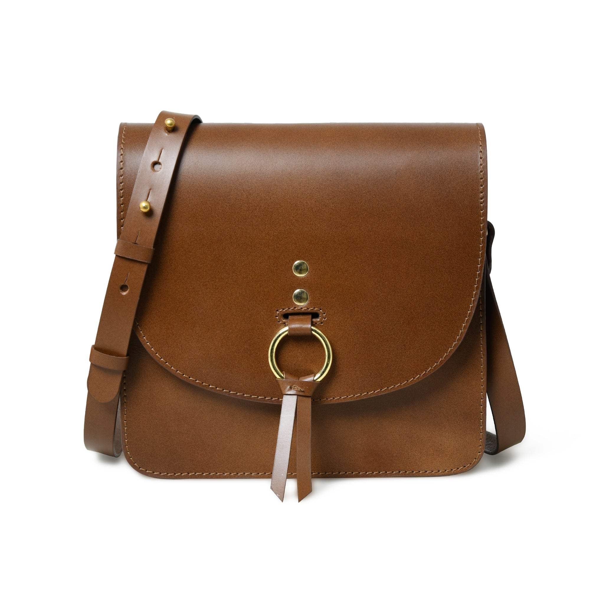 Brown Elegance Crossbody Sling Bag - Classy Leather Bags - Flyclothing LLC