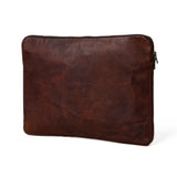 Zento Laptop Sleeve - Dark Brown - Classy Leather Bags - Flyclothing LLC