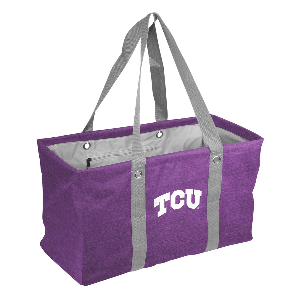 TCU Crosshatch Picnic Caddy - Logo Brands - Flyclothing LLC