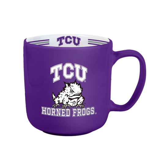 TCU 15oz Stripe Mug - Logo Brands - Flyclothing LLC
