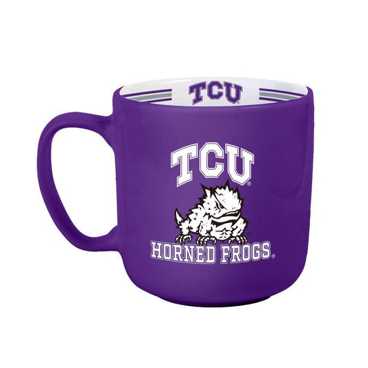 TCU 15oz Stripe Mug - Logo Brands - Flyclothing LLC