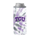 TCU 12oz Tie Dye Slim Can Coolie