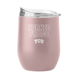 TCU 16oz Stencil Powder Coat Curved Bev