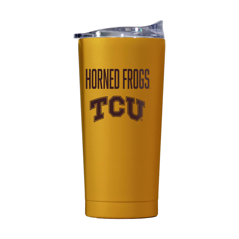 TCU 20oz Huddle Powder Coat Tumbler - Logo Brands - Flyclothing LLC