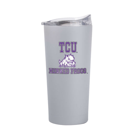 TCU 20oz Athletic Powder Coat Tumbler - Logo Brands - Flyclothing LLC