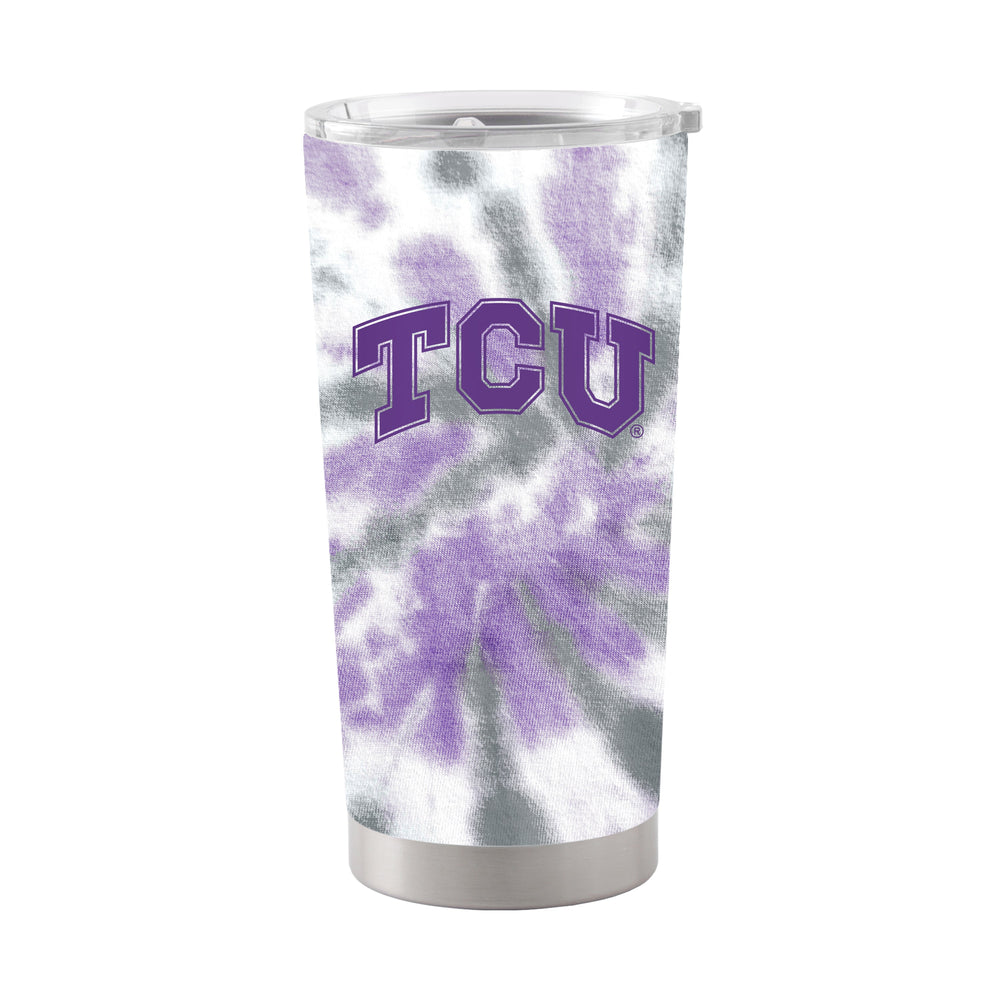 TCU 20oz Tie Dye Stainless Steel Tumbler