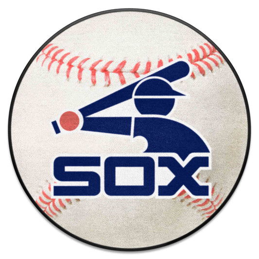 Chicago White Sox Baseball Rug - 27in. Diameter1982 - Chicago White Sox