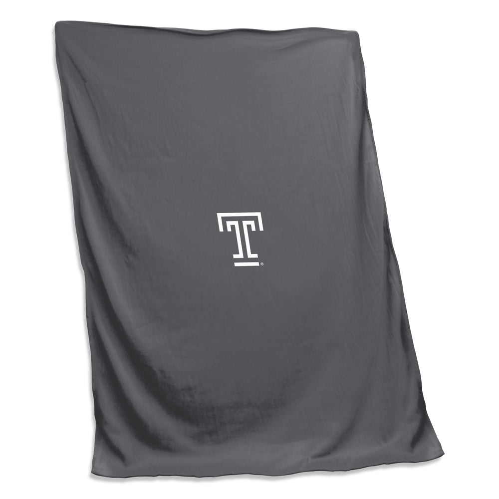 Temple Charcoal Sweatshirt Blanket (Screened)