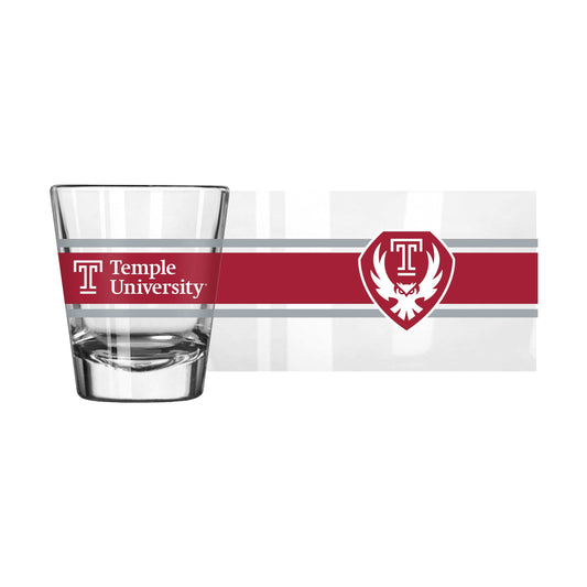 Temple 2oz Stripe Shot Glass - Logo Brands - Flyclothing LLC