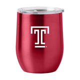 Temple 16oz Gameday Stainless Curved Beverage