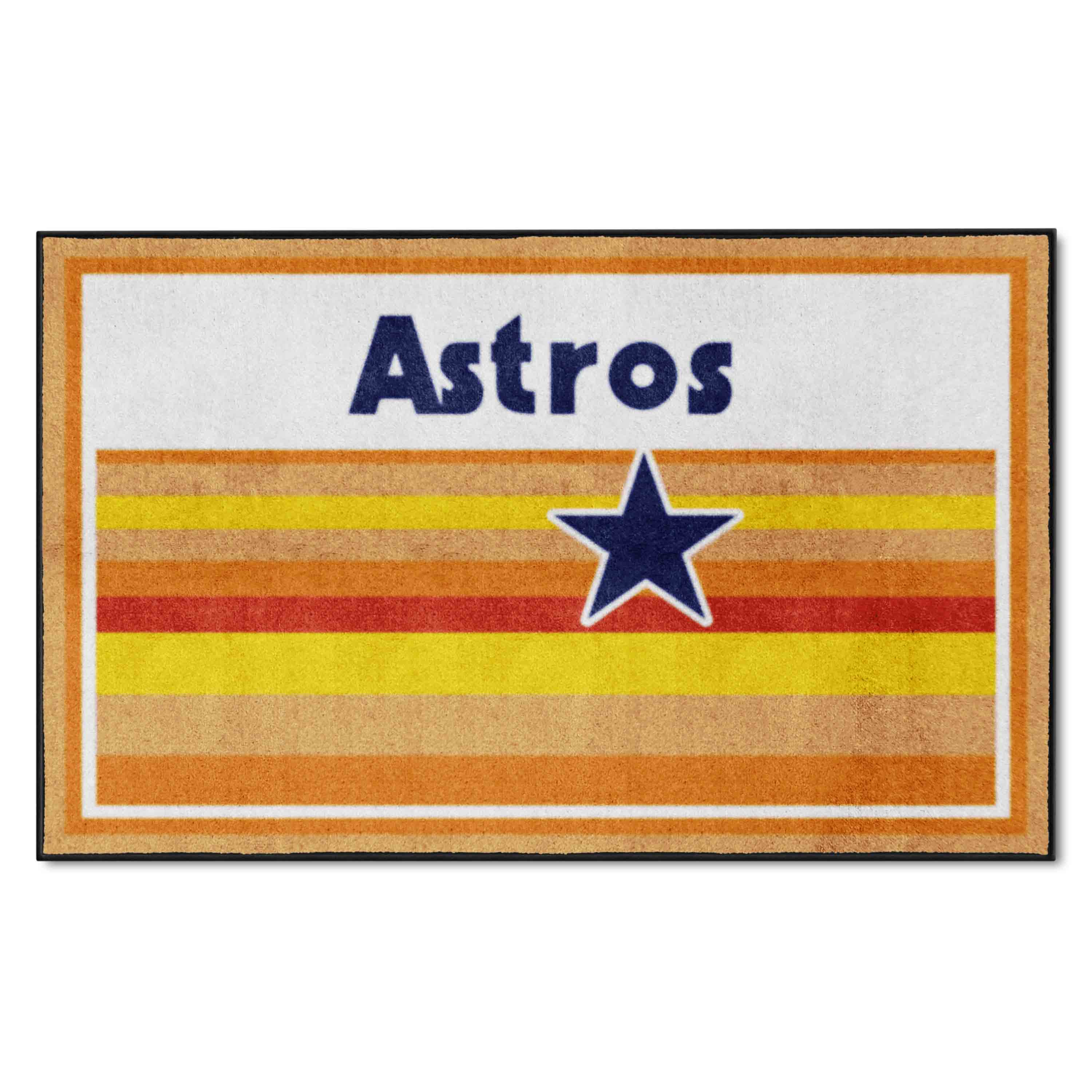 Houston Astros 4ft. x 6ft. Plush Area Rug1984 - Houston Astros