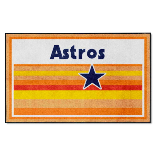 Houston Astros 4ft. x 6ft. Plush Area Rug1984 - Houston Astros