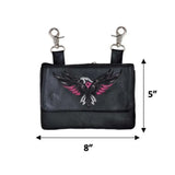 Cowhide Clip-On Bag for Women - Unik Just for Bikers - Flyclothing LLC