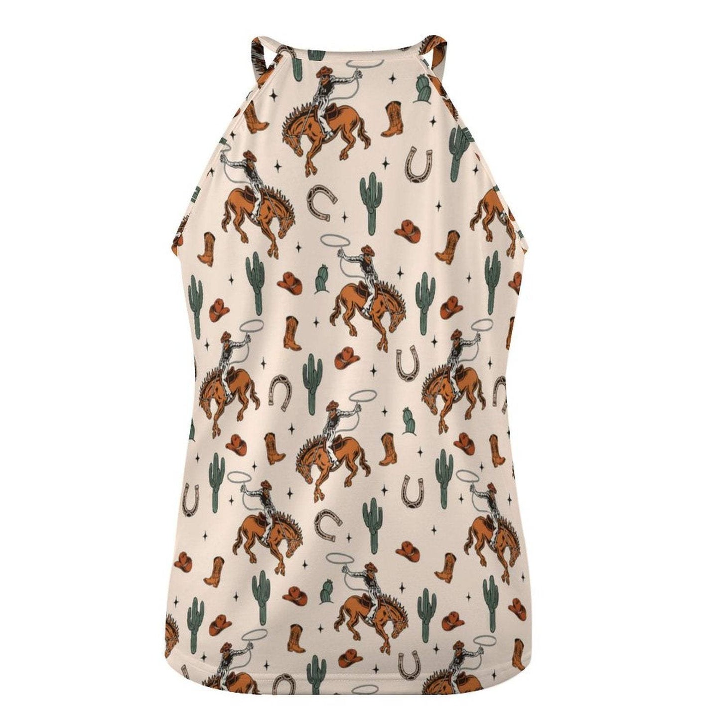 Baha Ranch Rodeo Cowboy Western Tank Top - Baha Ranch Western Wear - Flyclothing LLC
