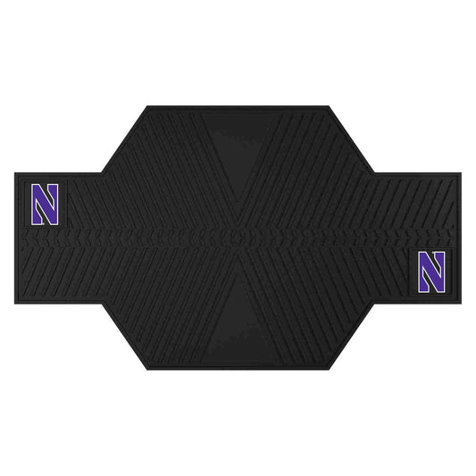 Northwestern Wildcats Motorcycle Mat - Northwestern