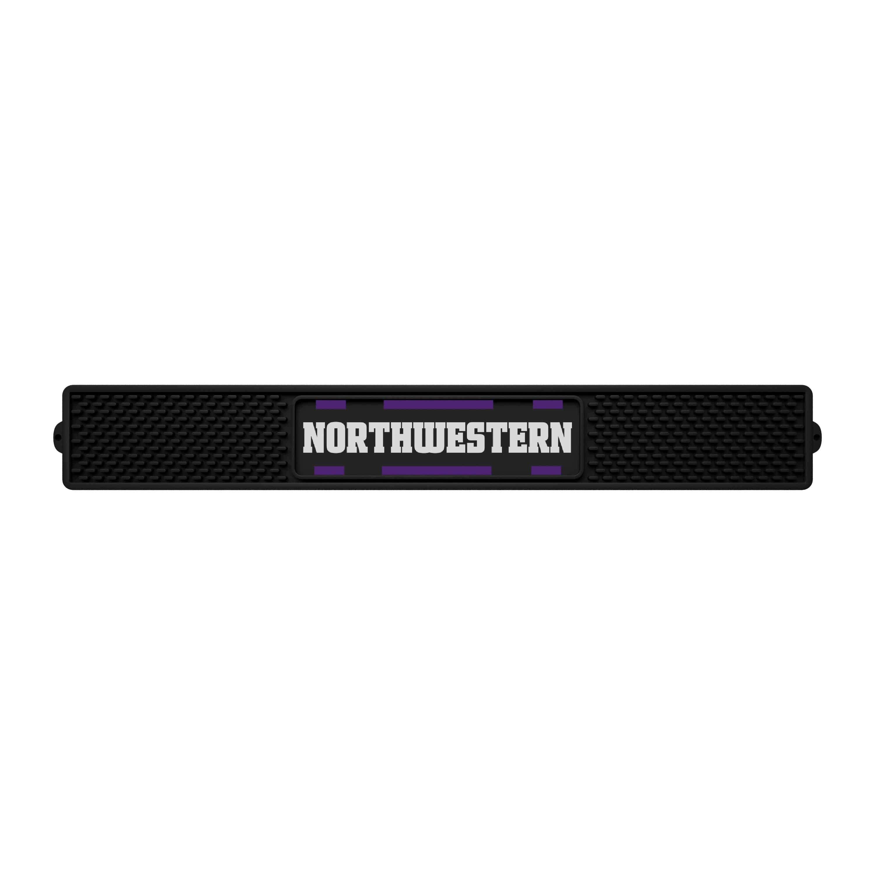 Northwestern Wildcats Bar Drink Mat - 3.25in. x 24in. - Northwestern