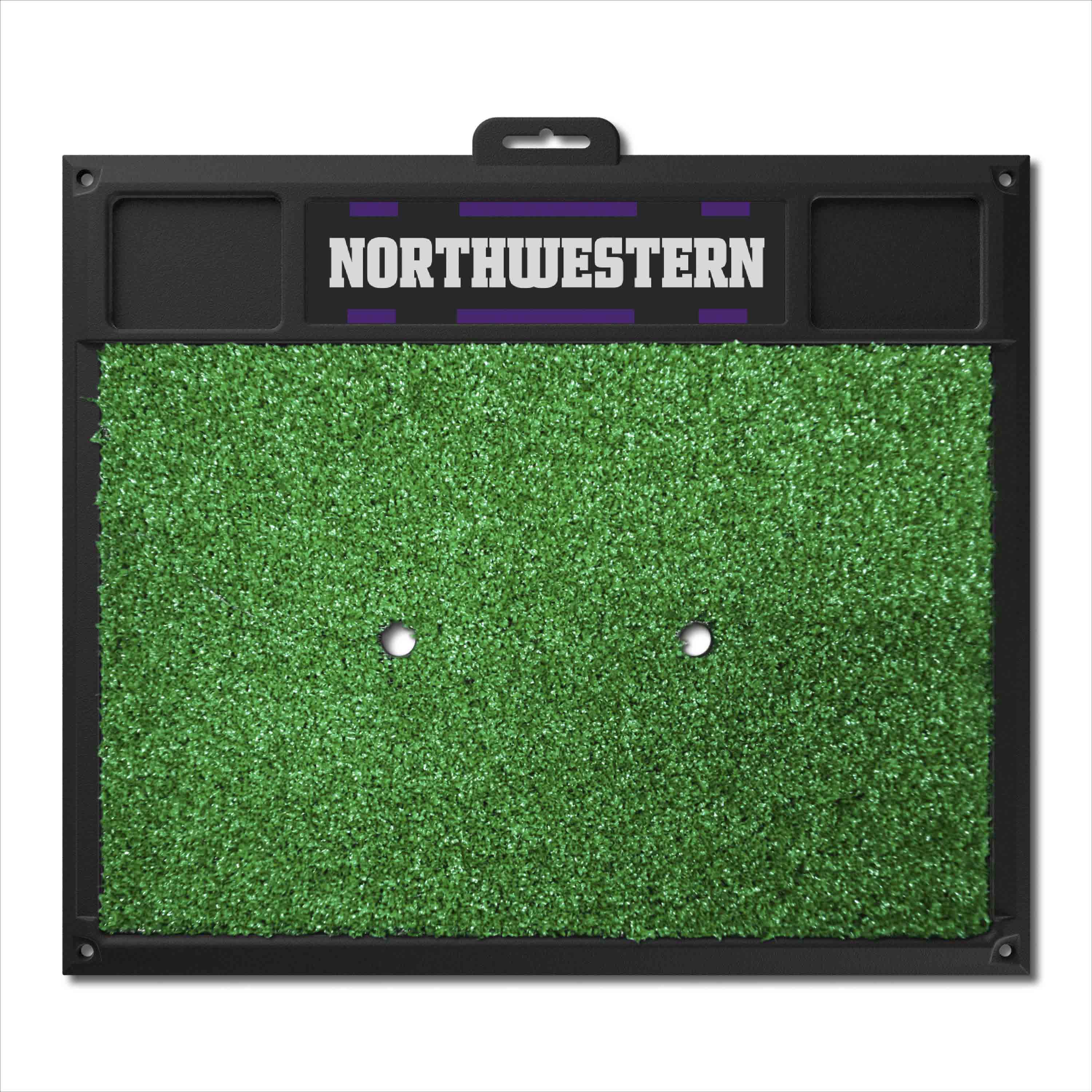 Northwestern Wildcats Golf Hitting Mat - Northwestern