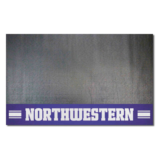 Northwestern Wildcats Vinyl Grill Mat - 26in. x 42in. - Northwestern