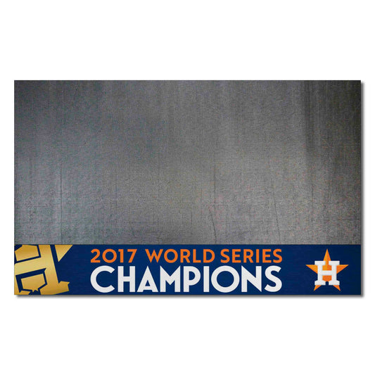 Houston Astros 2017 MLB World Series Champions Vinyl Grill Mat - 26in. x 42in. - Houston Astros