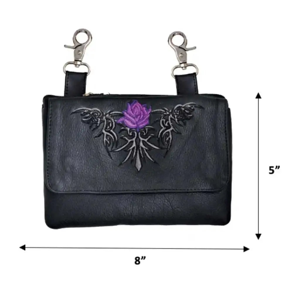 Elite Fashion Cowhide Clip on Bag - Unik Just for Bikers - Flyclothing LLC