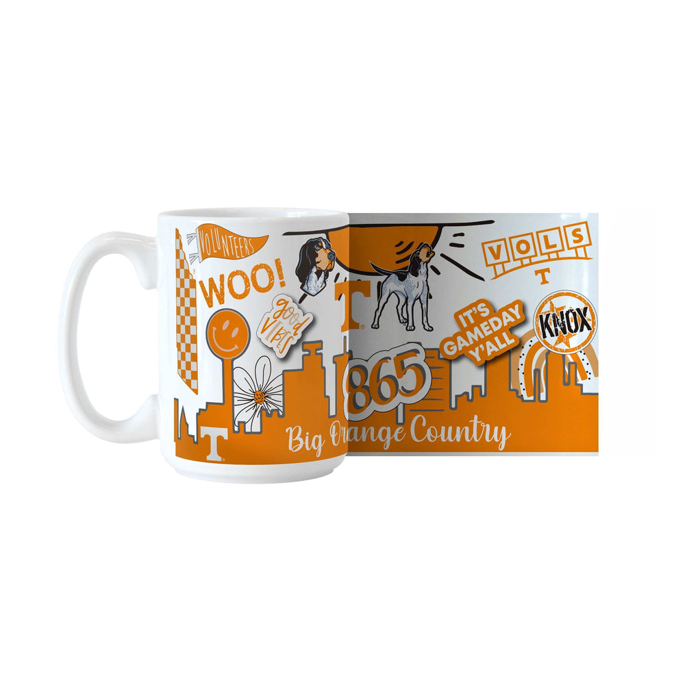 Tennessee 15oz Native Sublimated Mug - Logo Brands - Flyclothing LLC