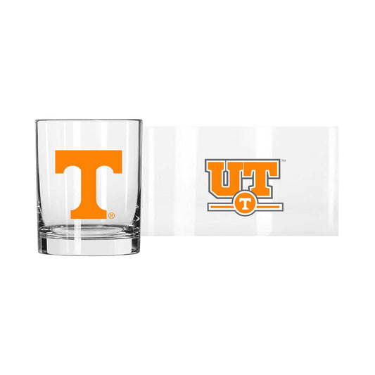 Tennessee 14oz Letterman Rocks Glass - Logo Brands - Flyclothing LLC