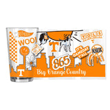 Tennessee 16oz Native Pint Glass - Logo Brands - Flyclothing LLC