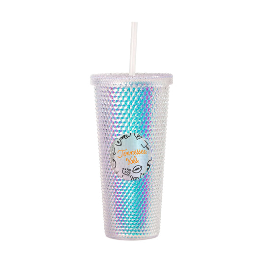 Tennessee 24oz Playmaker Iridescent Stud Tumbler - Logo Brands - Flyclothing LLC