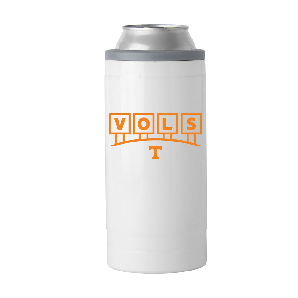 Tennessee Block Sign 12oz Slim Can Coolie - Logo Brands - Flyclothing LLC