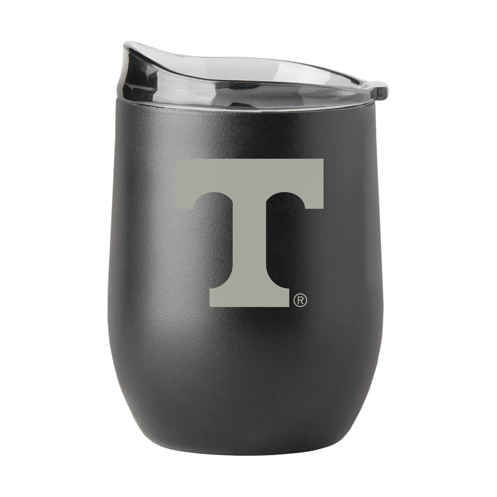 Tennessee GunMetal 16oz Black Powder Curved Beverage - Logo Brands - Flyclothing LLC