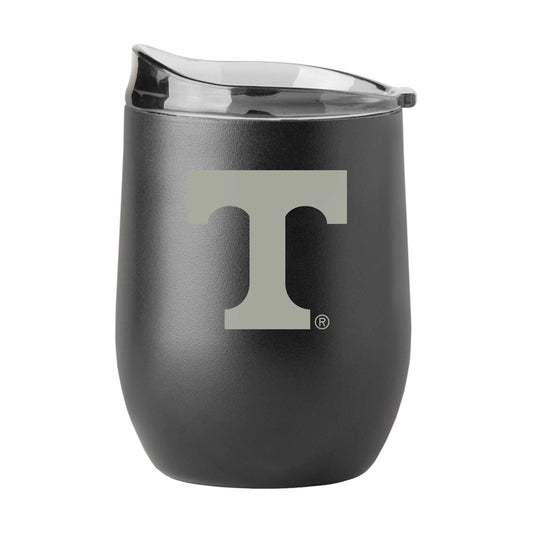 Tennessee GunMetal 16oz Black Powder Curved Beverage - Logo Brands - Flyclothing LLC