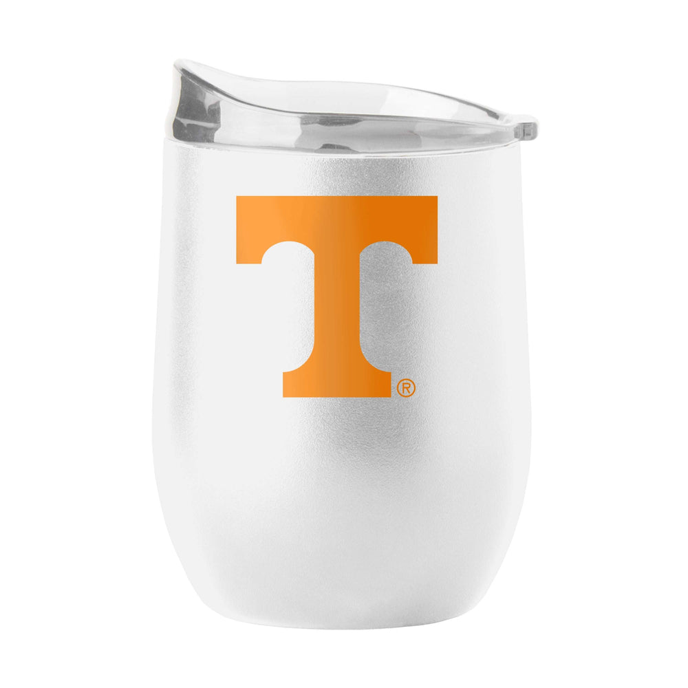 Tennessee 16oz White Flipside Powder Coat Curved Bev - Logo Brands - Flyclothing LLC