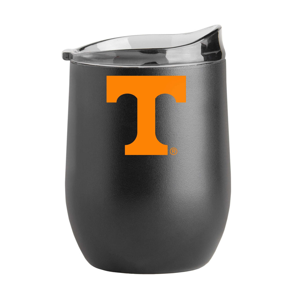 Tennessee 16oz Black Powder Coat Curved Beverage - Logo Brands - Flyclothing LLC