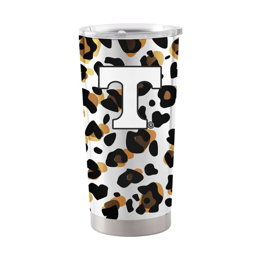 Tennessee 20oz Neutral Leopard Stainless Steel Tumbler - Logo Brands - Flyclothing LLC
