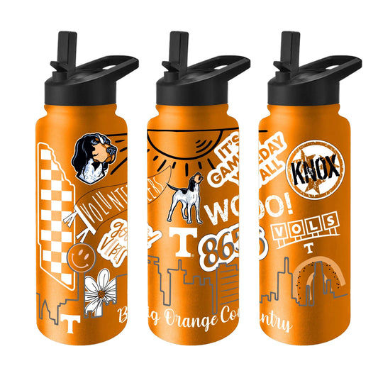 Tennessee 34oz Team Color Native Quencher Bottle - Logo Brands - Flyclothing LLC