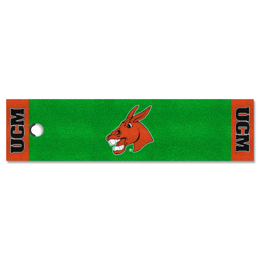 Central Missouri Mules Putting Green Mat - 1.5ft. x 6ft. - Central Missouri