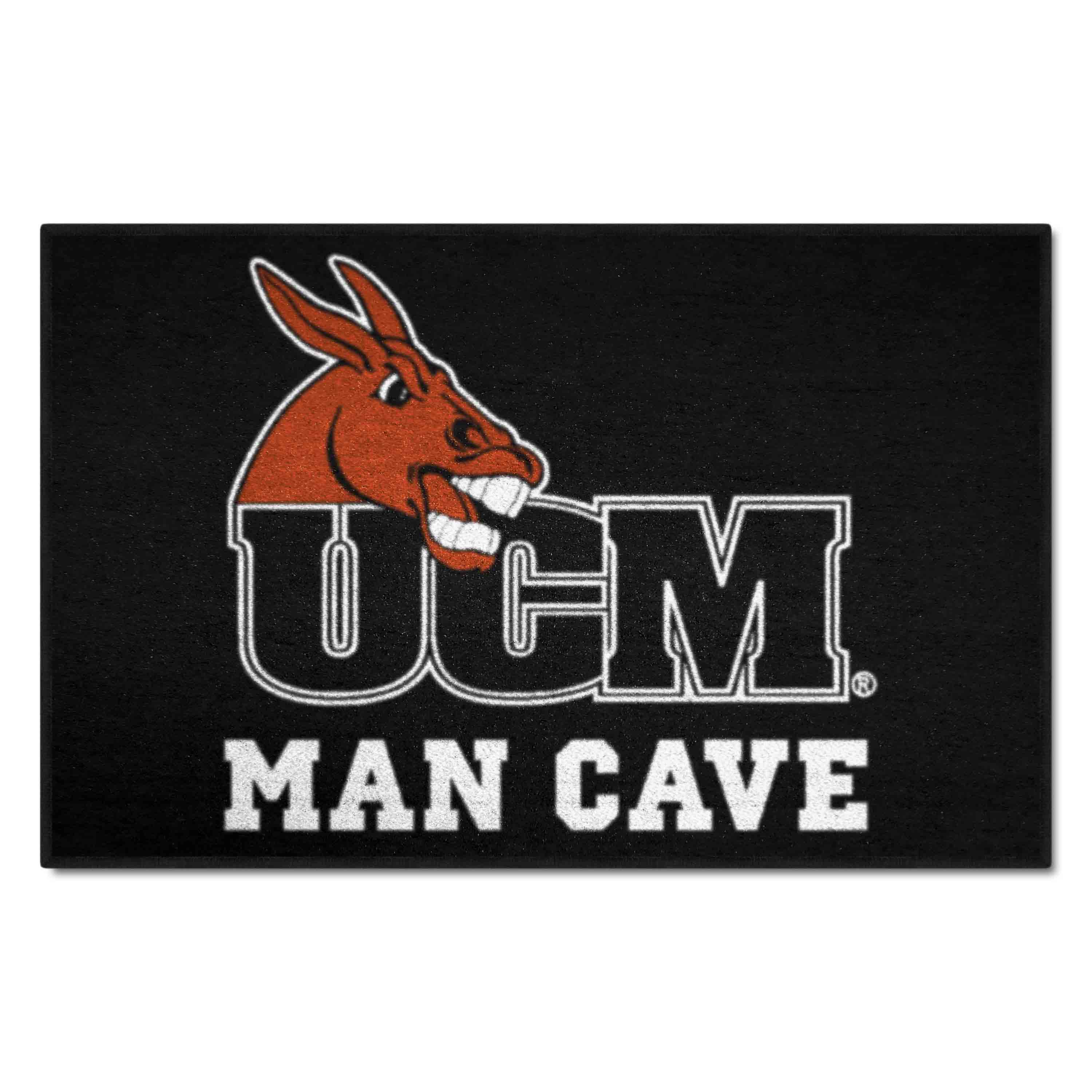 Central Missouri Mules Man Cave Starter Mat Accent Rug - 19in. x 30in. - Central Missouri