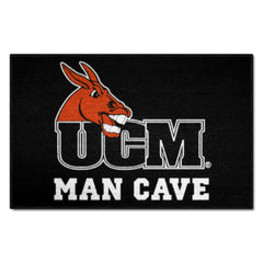 Central Missouri Mules Man Cave Starter Mat Accent Rug - 19in. x 30in. - Central Missouri