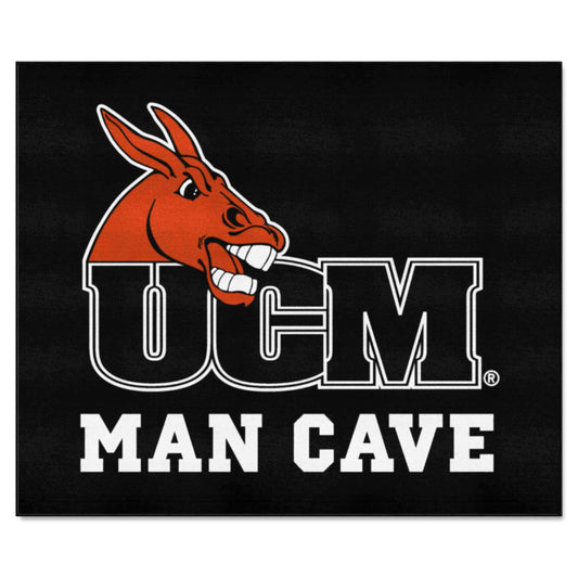 Central Missouri Mules Man Cave Tailgater Rug - 5ft. x 6ft. - Central Missouri