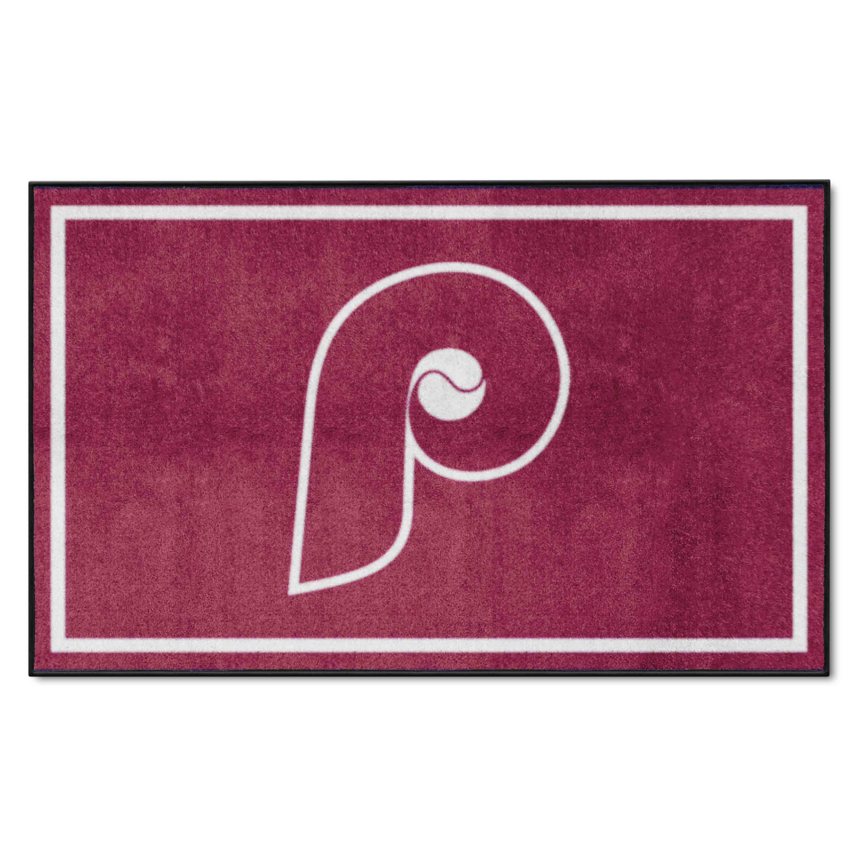 Philadelphia Phillies 4ft. x 6ft. Plush Area Rug1987 - Philadelphia Phillies