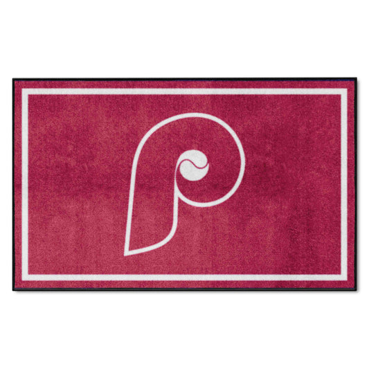 Philadelphia Phillies 4ft. x 6ft. Plush Area Rug1987 - Philadelphia Phillies