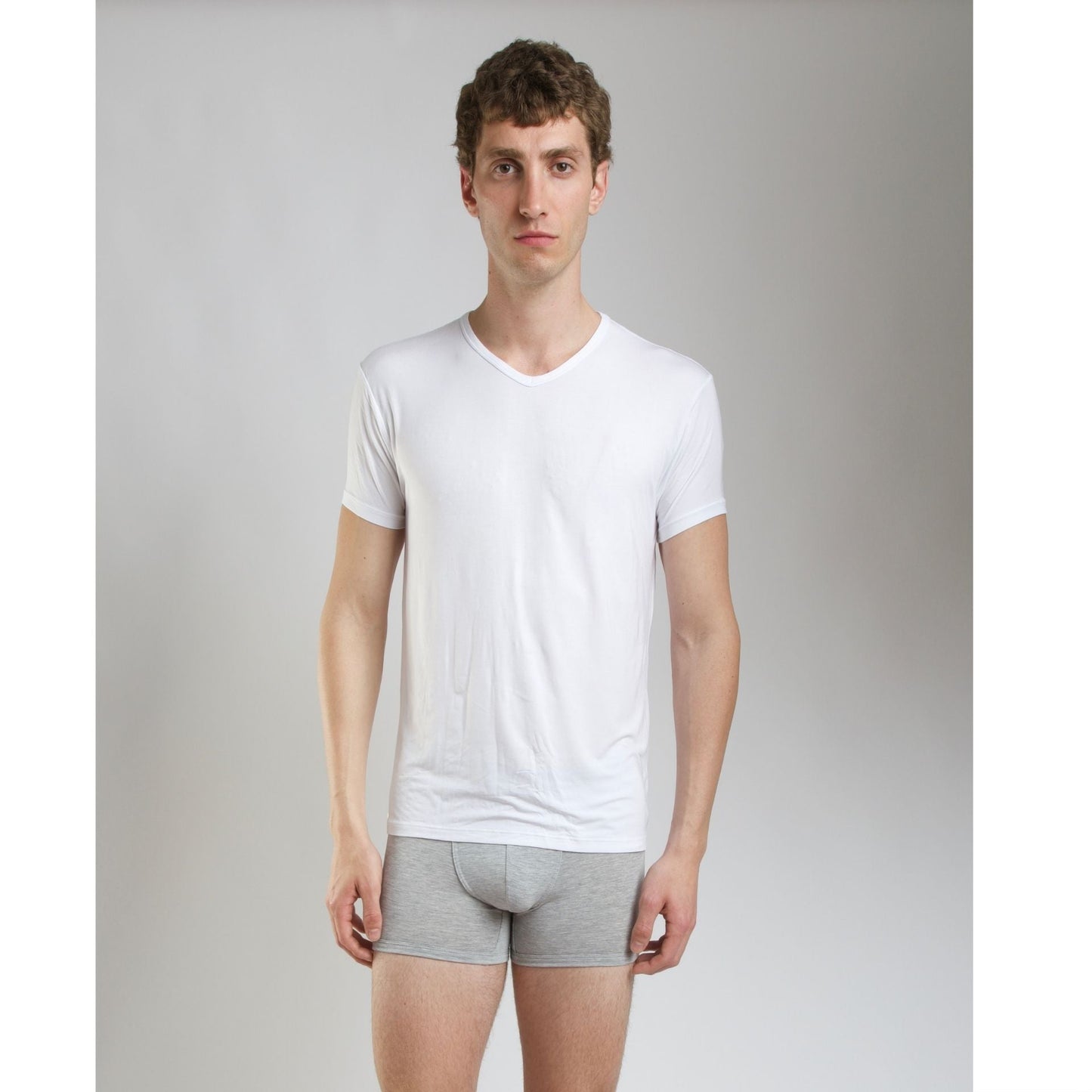 SilkCut Micro Modal Air V-Neck Undershirt for Men - SilkCut Underwear - Flyclothing LLC