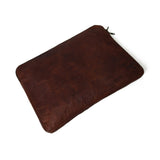 Zento Laptop Sleeve - Dark Brown - Classy Leather Bags - Flyclothing LLC