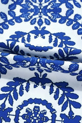 Printed Crew Neck Sleeveless Top - Trendsi - Flyclothing LLC