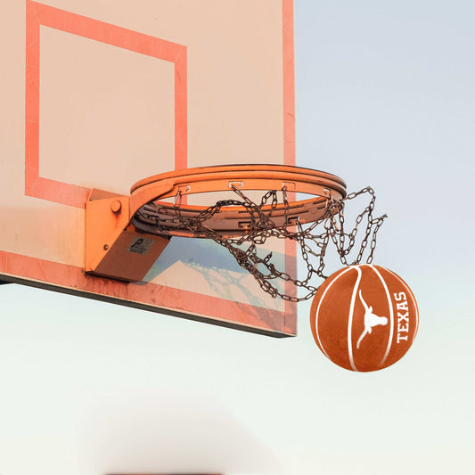 Texas Mascot Official-Size Rubber Basketball - Logo Brands - Flyclothing LLC