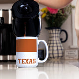 Texas 15oz Colorblock Sublimated Mug - Logo Brands - Flyclothing LLC
