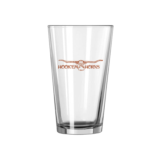 Texas 16oz Retro Pint Glass - Logo Brands - Flyclothing LLC