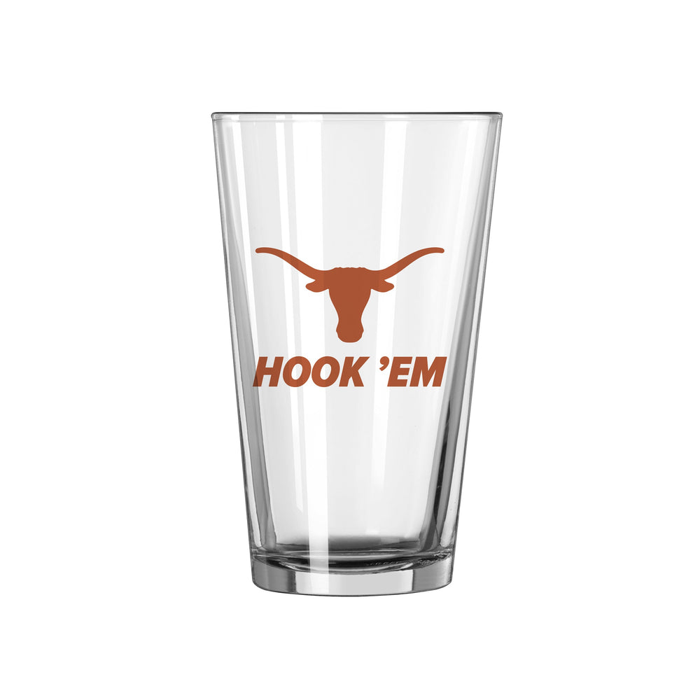 Texas 16oz Slogan Pint Glass
